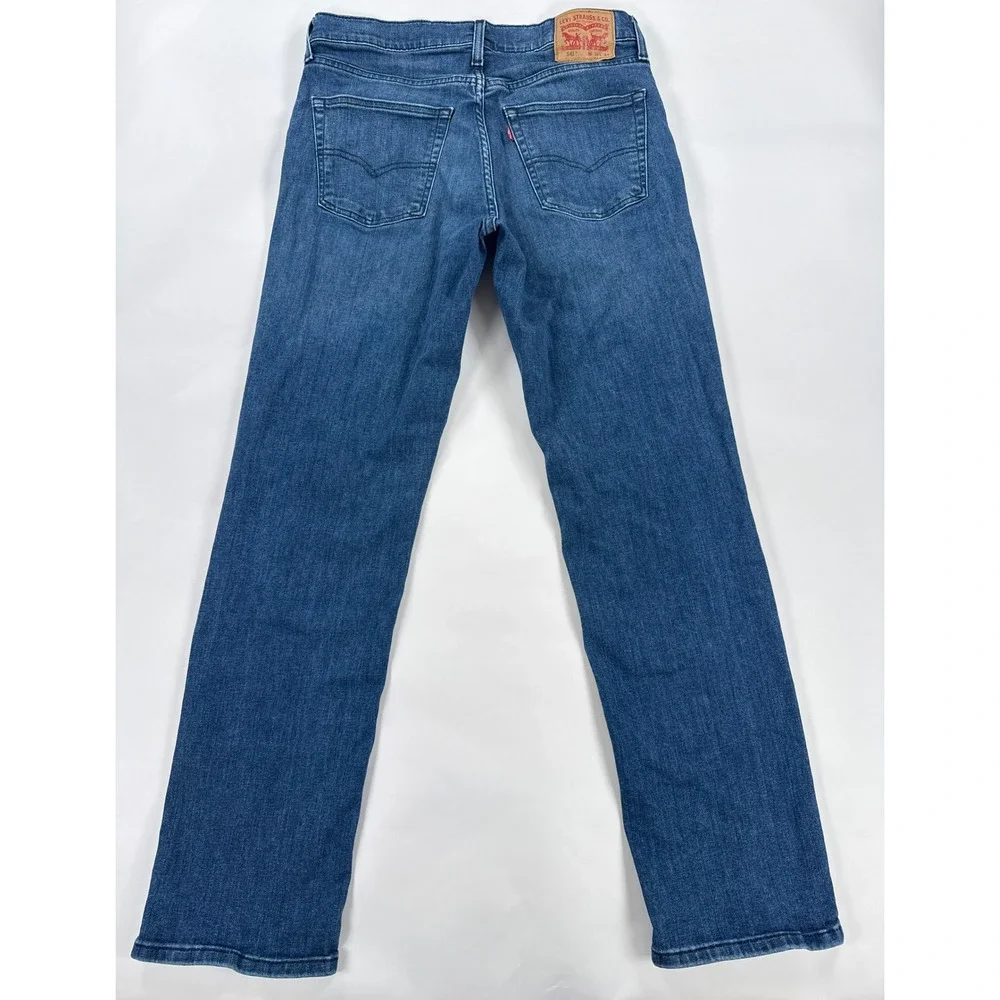 Levis 541 Mens Jeans 34x34 Blue Athletic Taper Stretch Denim Medium Wash